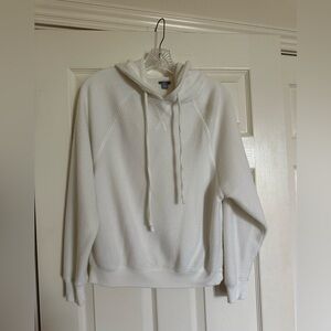 Aerie White Hoodie/sweater size medium soft